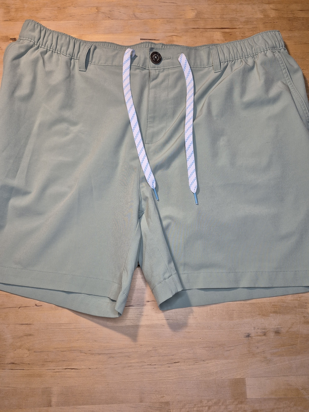 chubbies Sage Green Hybrid Drawstring Shorts